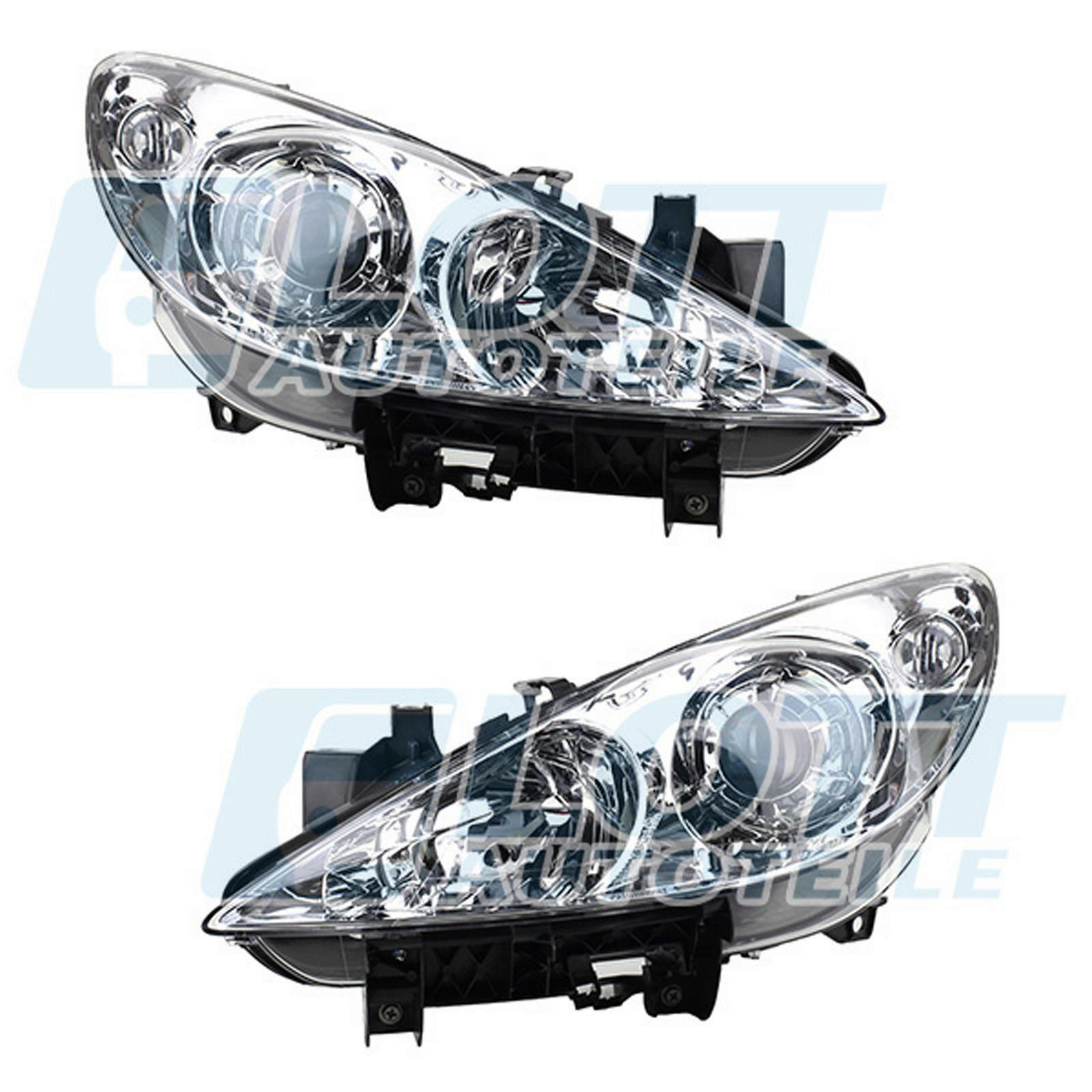 Hauptscheinwerfer H7 H1 links + rechts passend für Peugeot 307 1.6 ab BJ...