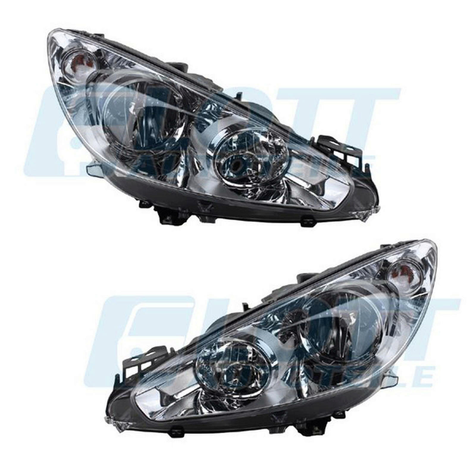 Hauptscheinwerfer H7 H1 links + rechts passend für Peugeot 308 1 ab BJ 0...