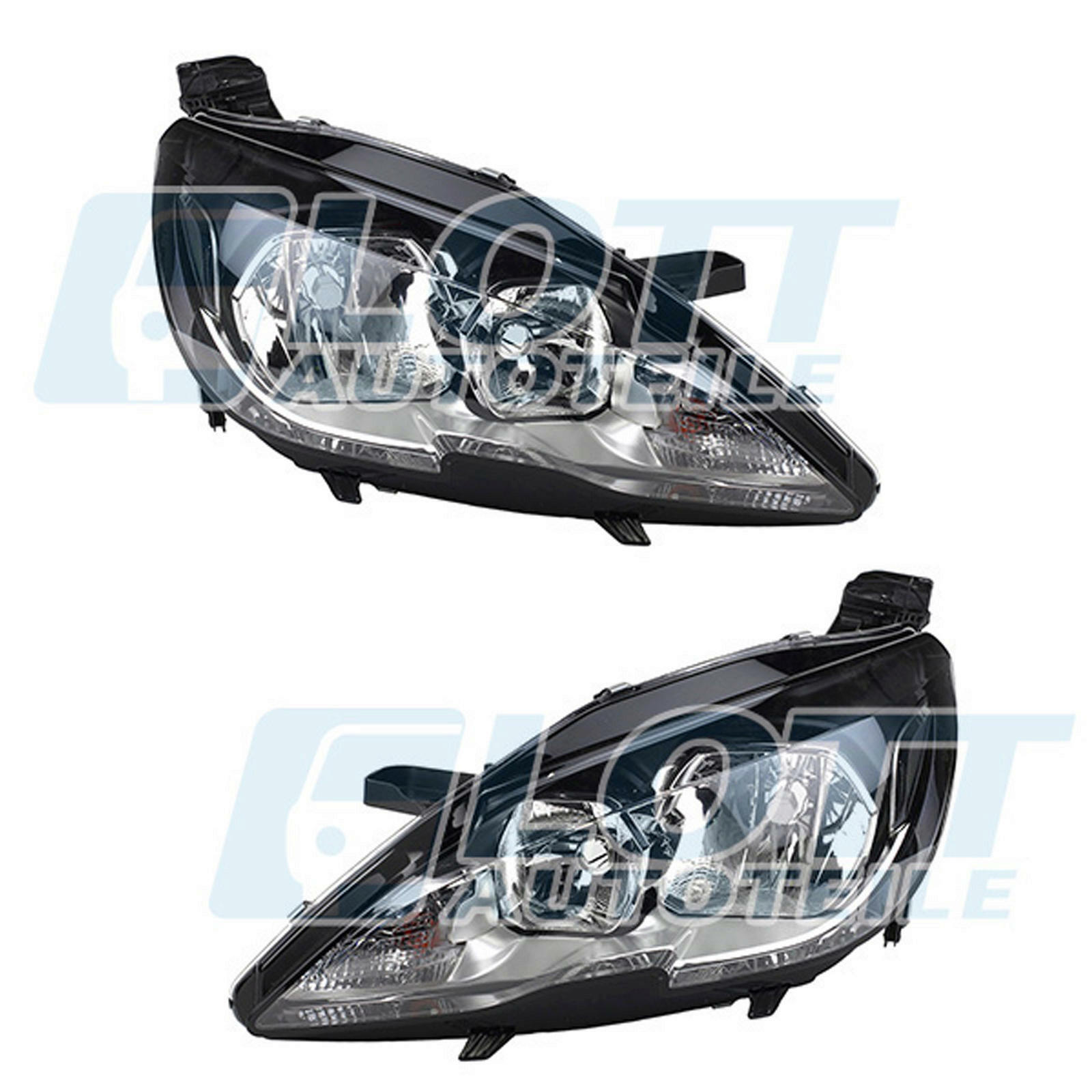 Hauptscheinwerfer H7 HB3 links + rechts passend für Peugeot 308 2 1.2 1....