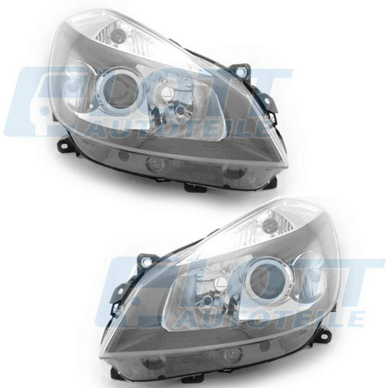 Hauptscheinwerfer H7 links + rechts passend für Renault Clio 3 bis BJ 04...
