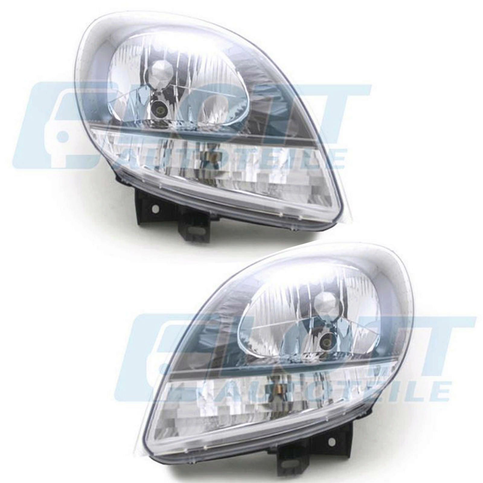 Hauptscheinwerfer H4 links + rechts passend für Renault Kangoo 1.2 ab BJ...