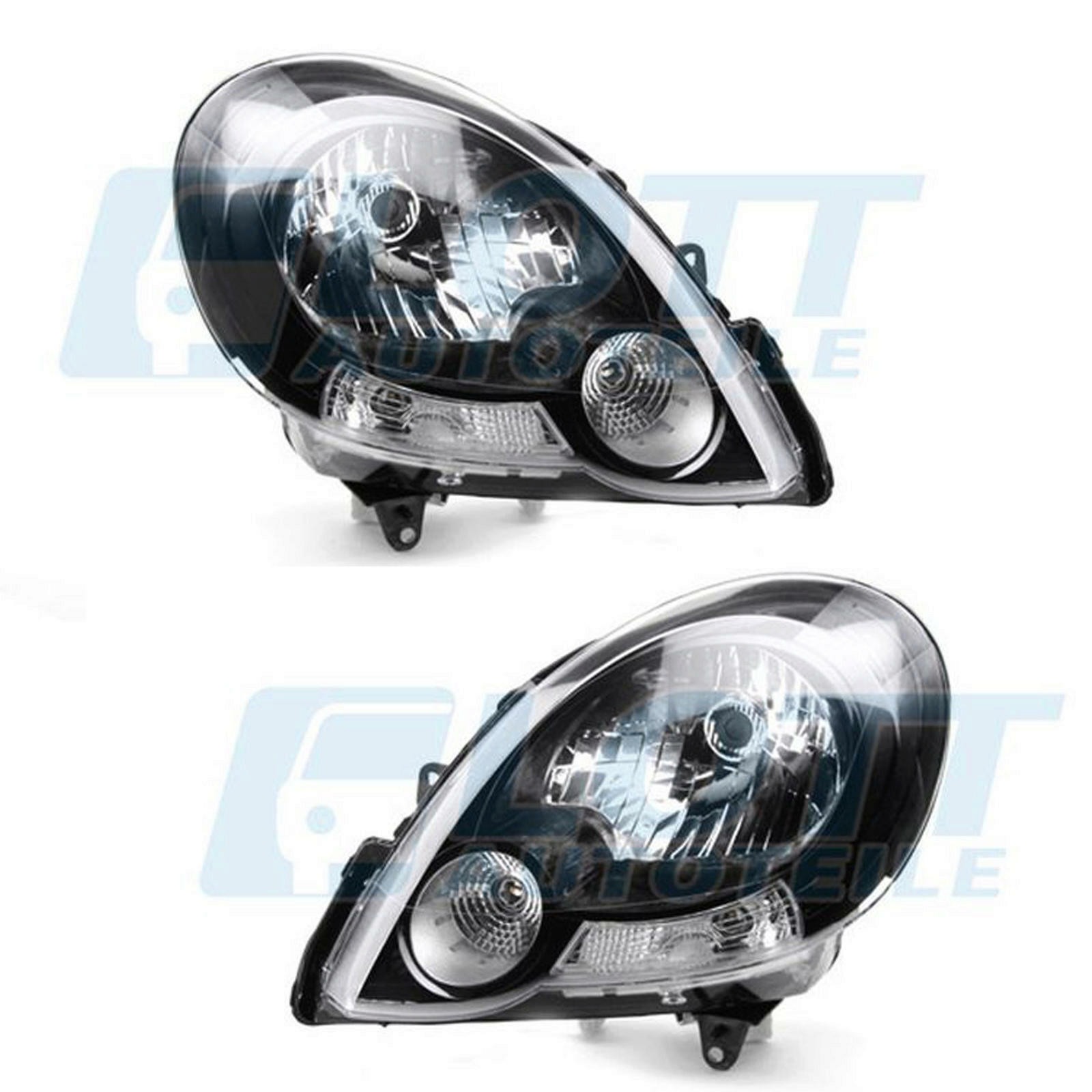 Hauptscheinwerfer H4 links + rechts passend für Renault Kangoo bis BJ 04...