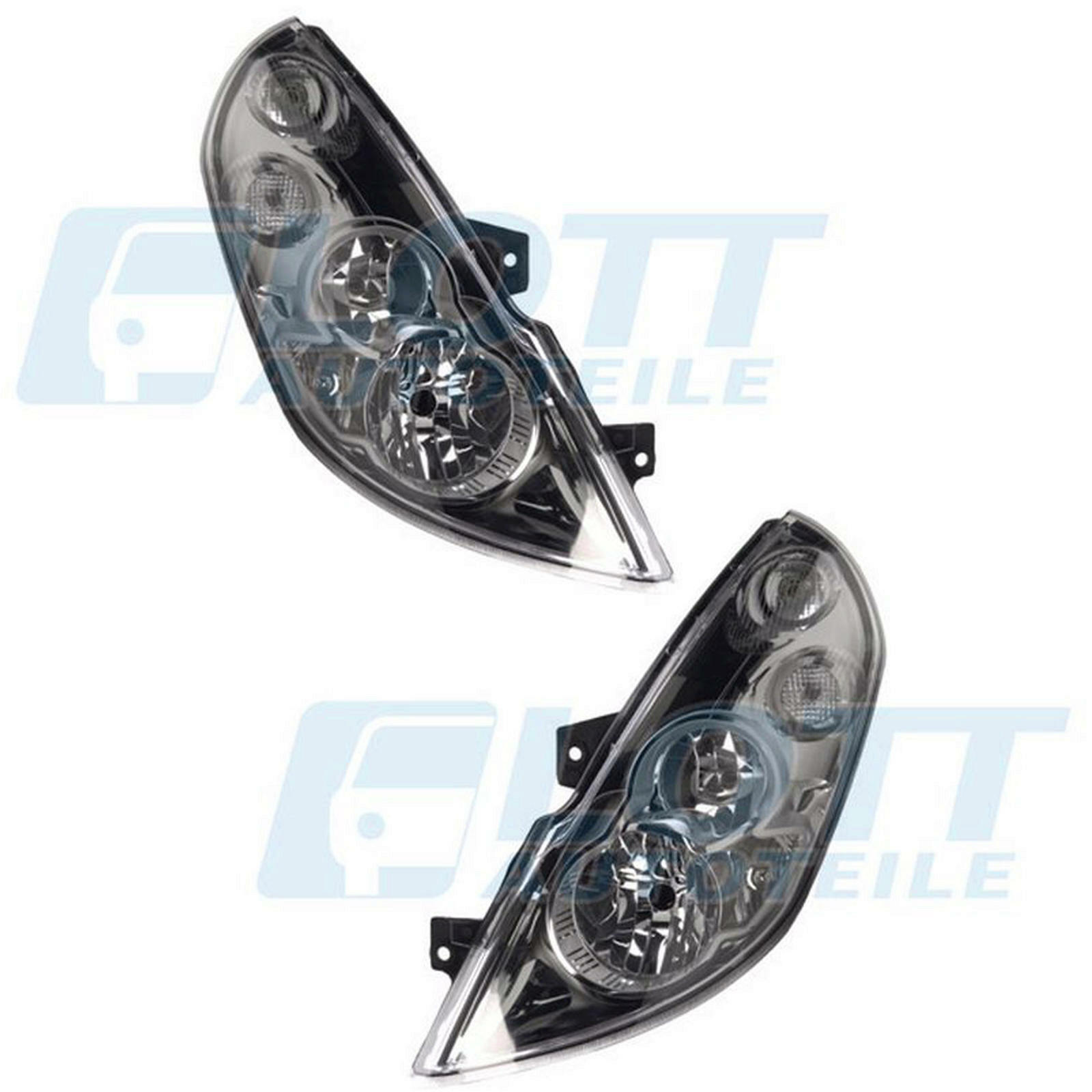 Hauptscheinwerfer H7 H1 links + rechts passend für Renault Master 3 Opel Movano