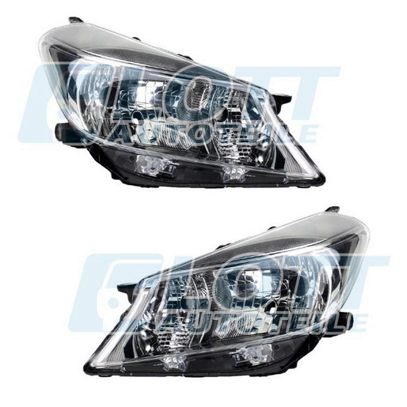 Hauptscheinwerfer H4 links + rechts passend für Toyota Yaris 1.3 bis BJ ...