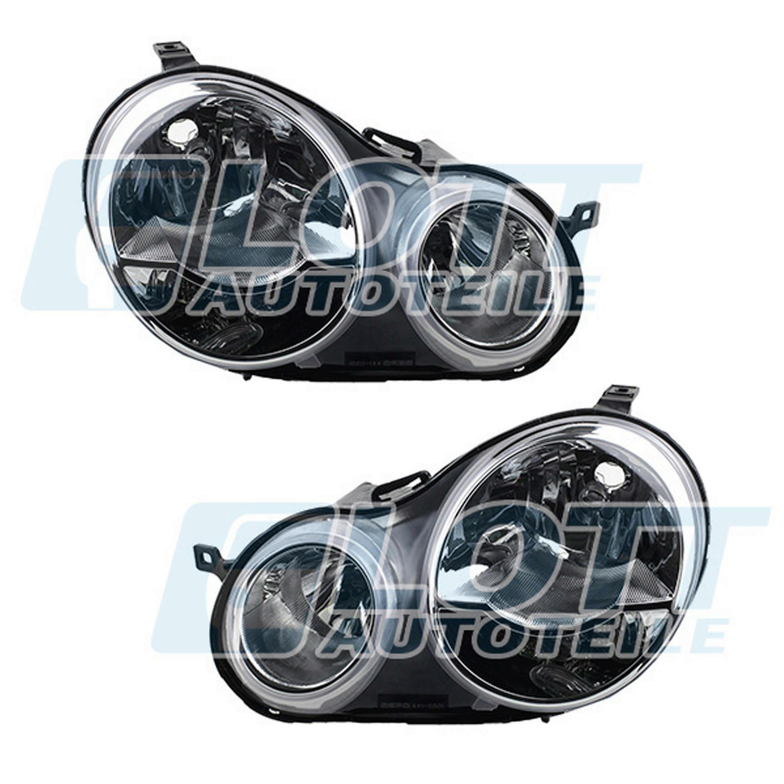 Hauptscheinwerfer H7 H1 links + rechts passend für VW Polo 4 1.2 bis BJ 04/2005