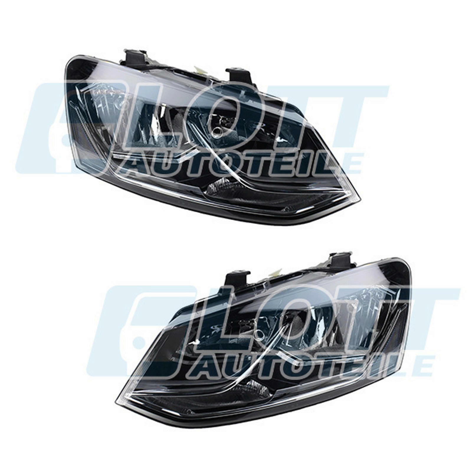 Hauptscheinwerfer H7 links + rechts passend für VW Polo 5 6R1 1.2 ab BJ ...