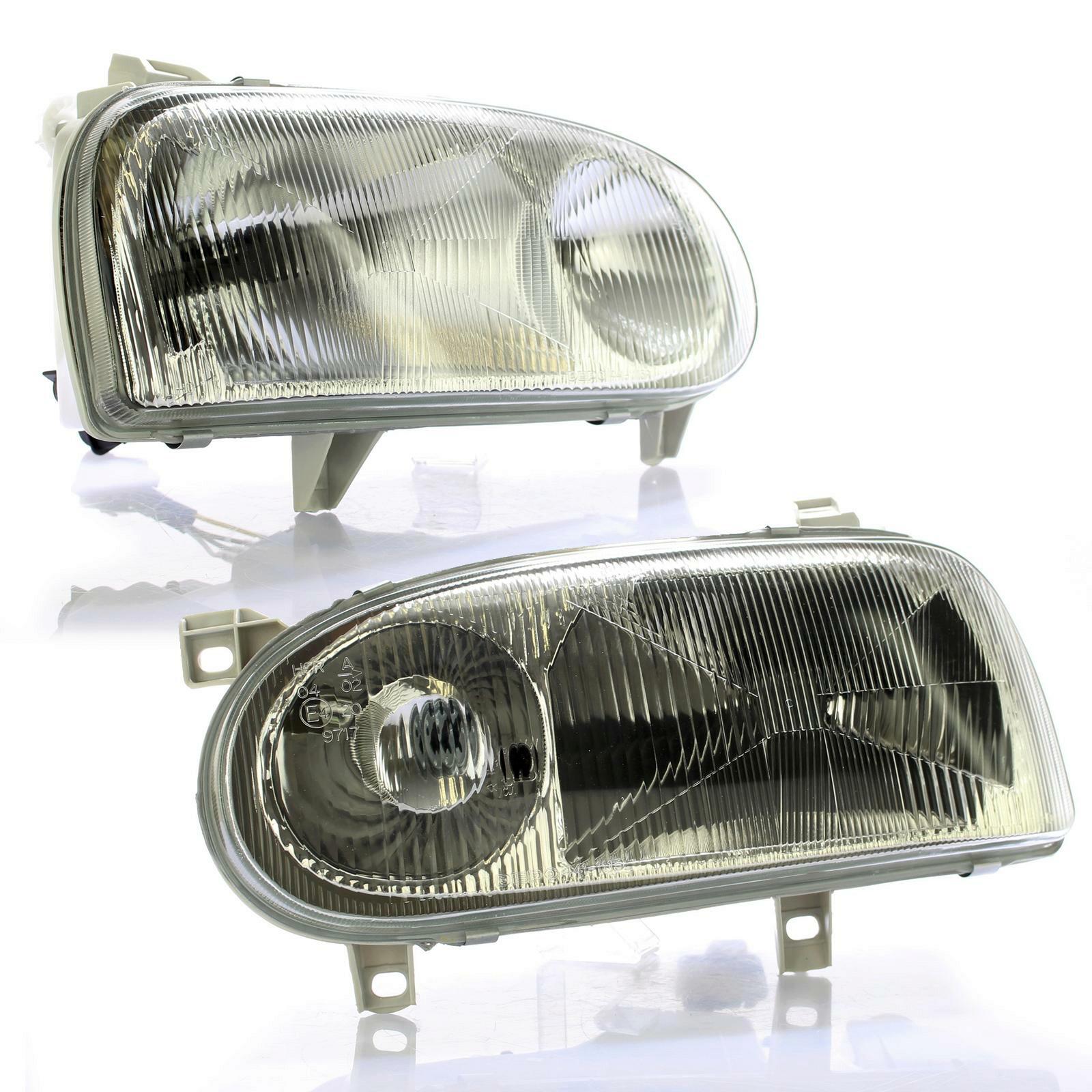 2x Scheinwerfer Hauptscheinwerfer Set links rechts passend für VW Golf 3...