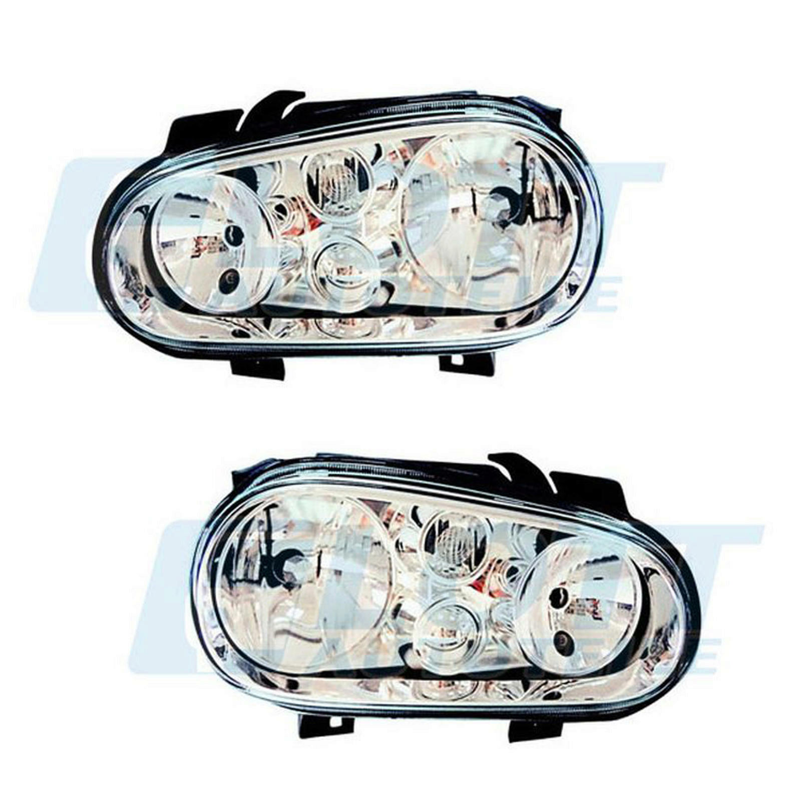 Hauptscheinwerfer H7 H1 links + rechts passend f&uuml;r VW Golf 4 1J1 1.4 16V 1.6 1.9