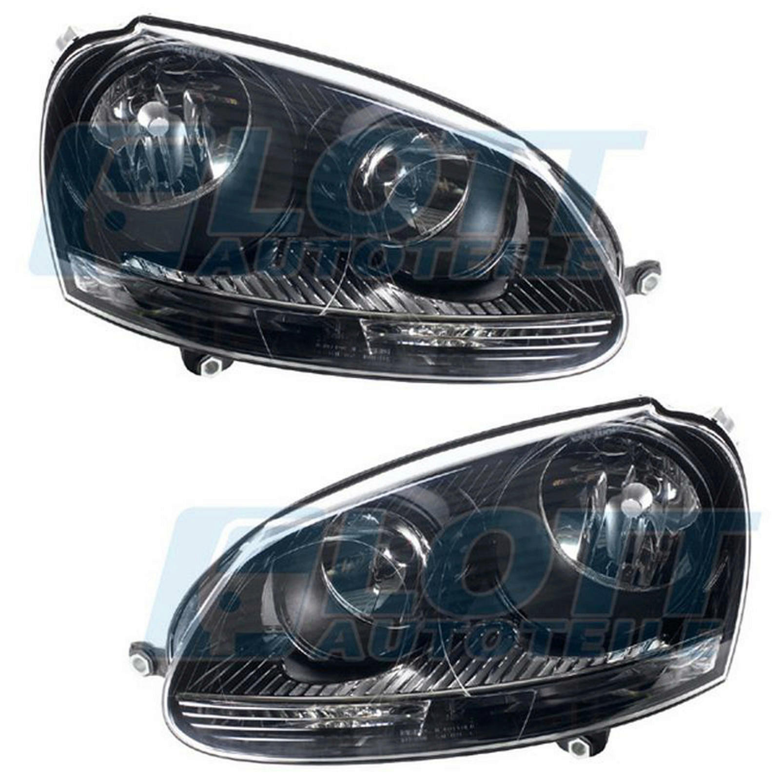 Hauptscheinwerfer H7 links + rechts passend f&uuml;r VW Golf 5 1K1 1.4 16V TSI 1.6