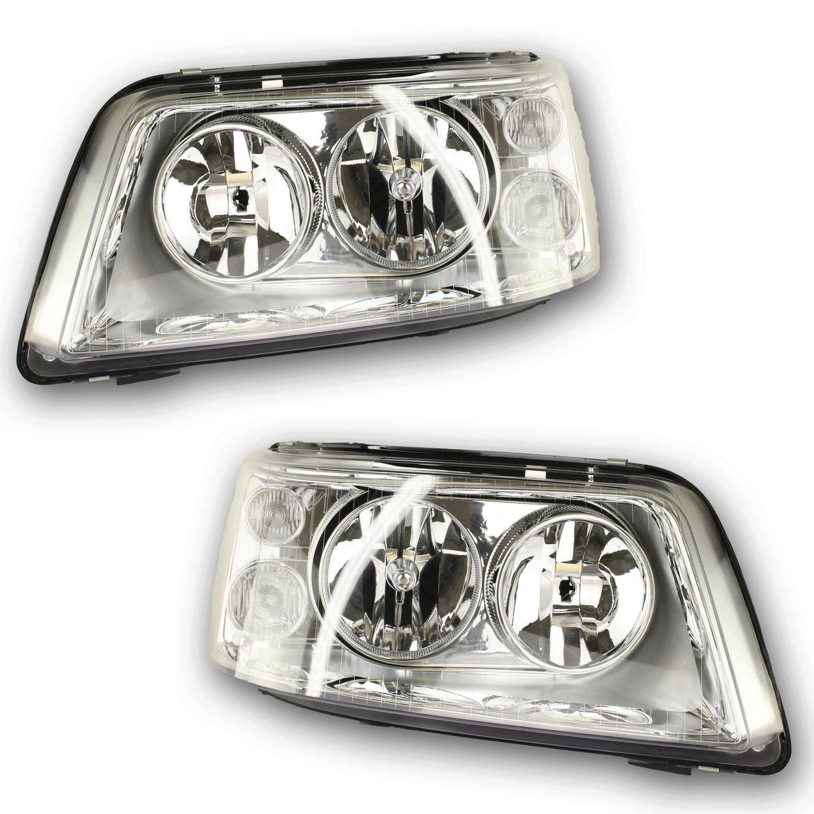 2x Hauptscheinwerfer inkl. LWR Motor links rechts passend für VW TRANSPORTER T5