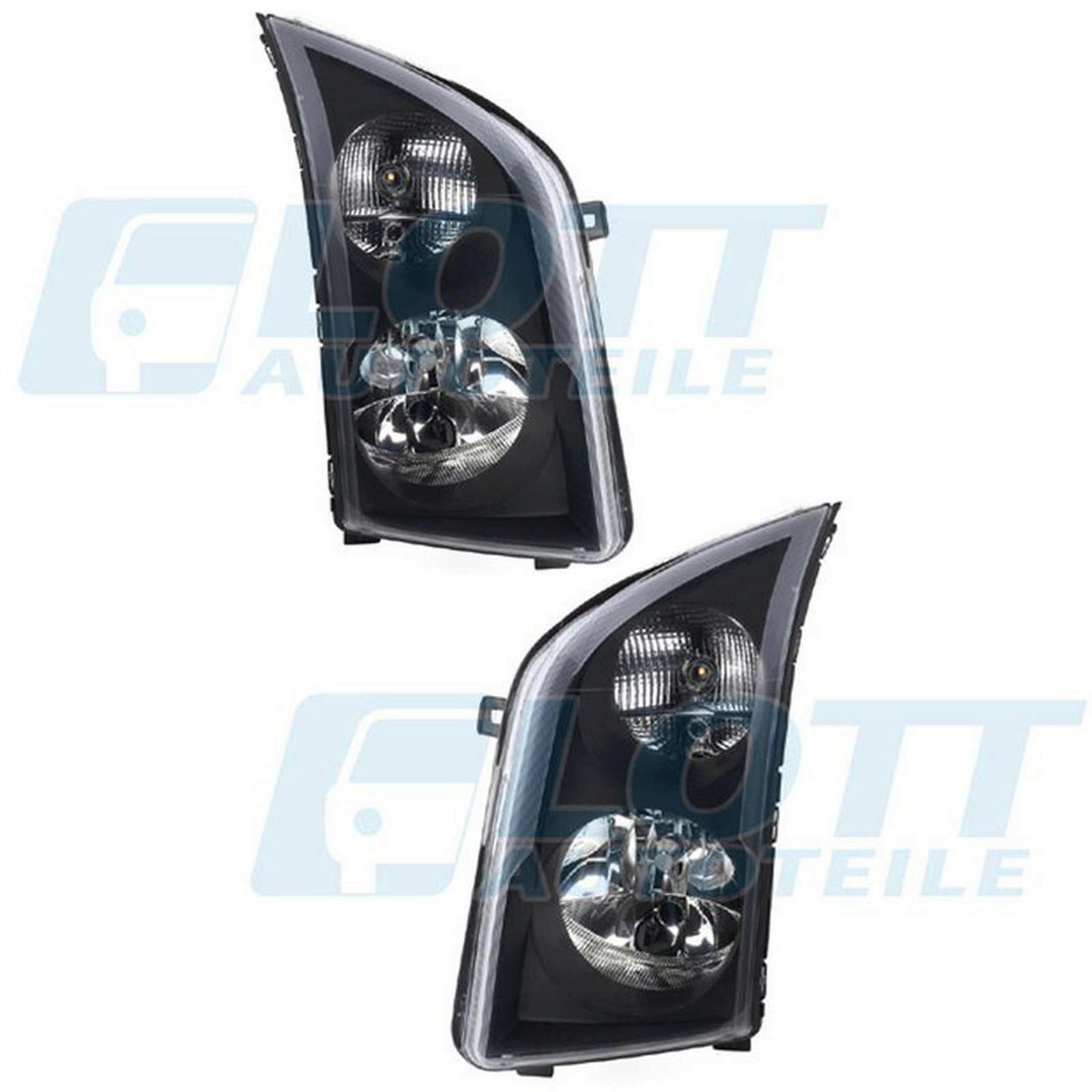 Hauptscheinwerfer H7 links + rechts passend für VW Crafter 30-35 bis BJ ...
