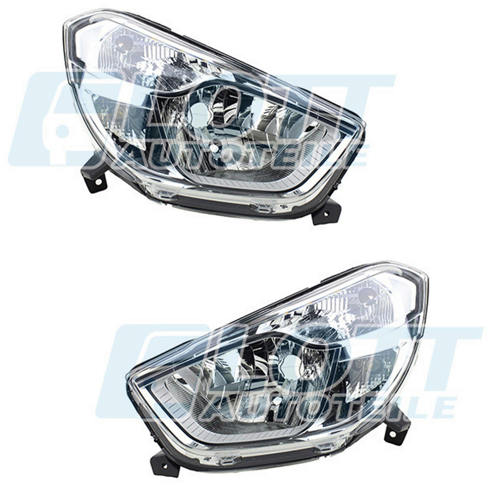 Hauptscheinwerfer H4 links + rechts passend für Dacia Dokker 1.2 TCe 1.6 Lodgy