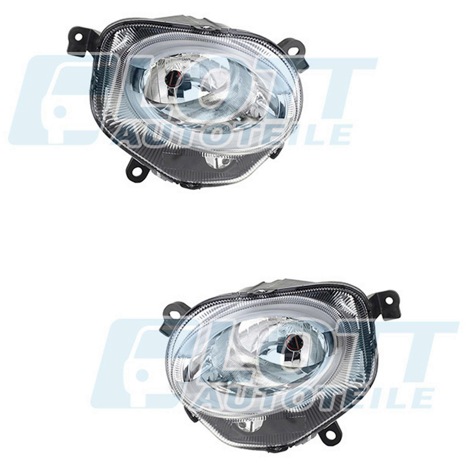 Hauptscheinwerfer H7 links + rechts passend f&uuml;r Fiat 500 1.2 ab BJ 07/2015 1.4