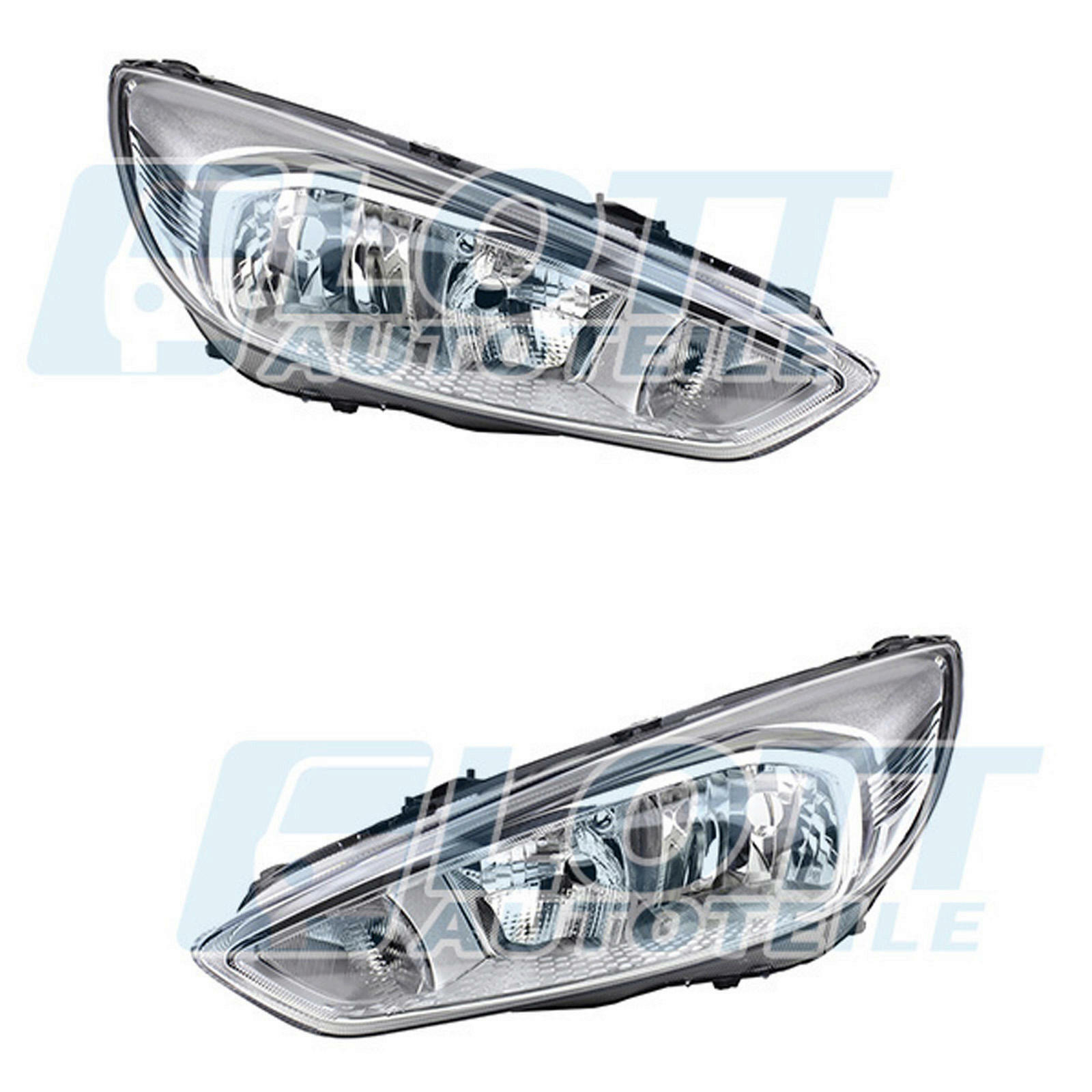 Hauptscheinwerfer H15 links + rechts passend für Ford Focus 3 1.0 ab BJ ...