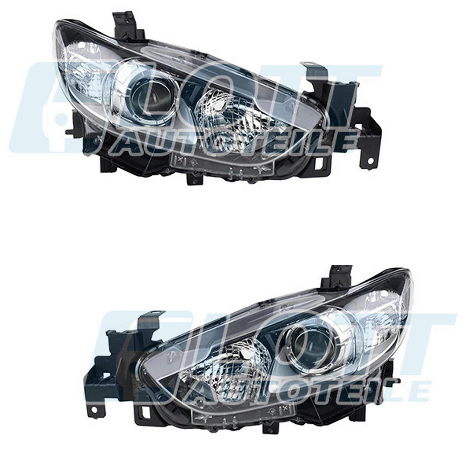 Hauptscheinwerfer H11 HB3 links + rechts passend f&uuml;r Mazda 6 2.0 bis BJ 02/2015