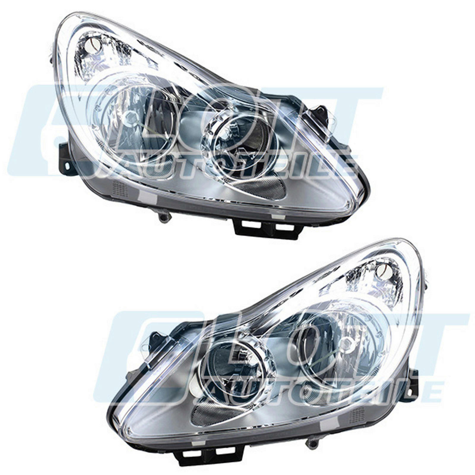 Hauptscheinwerfer H7 H1 links + rechts passend für Opel Corsa D bis BJ 12/2010