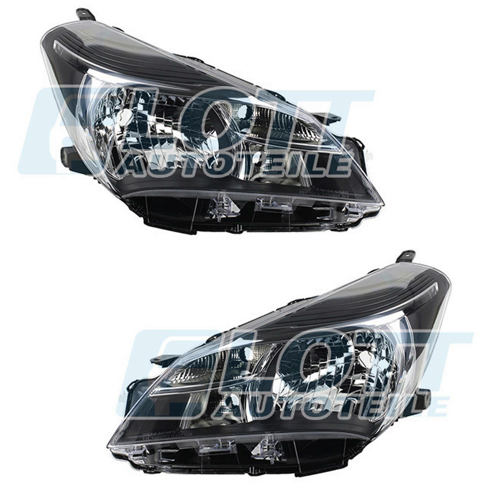 Hauptscheinwerfer H4 links + rechts passend für Toyota Yaris bis BJ 03/2...