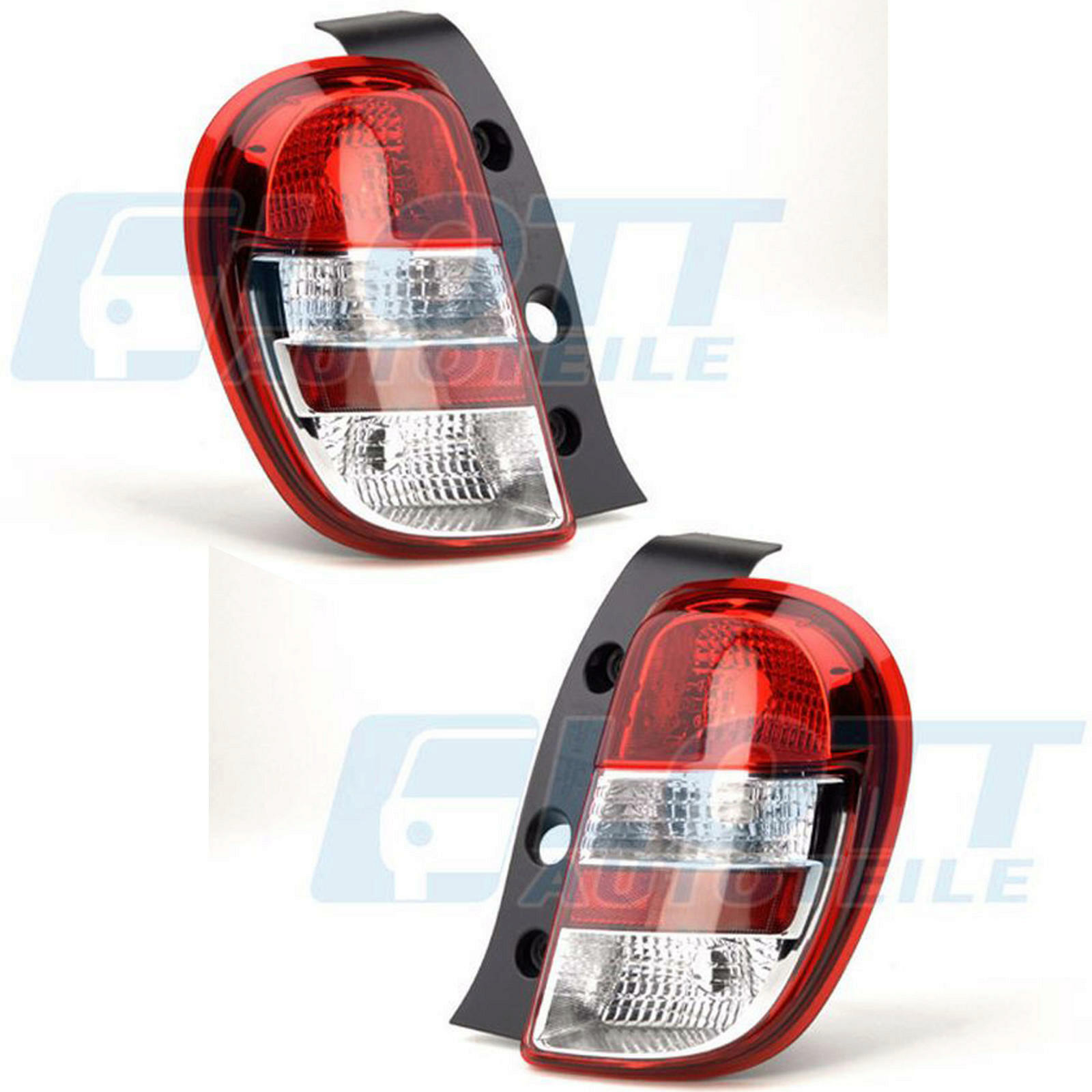 2x Heckleuchte links + rechts passend f&uuml;r Nissan Micra 4 1.2 BJ bis 05/2013