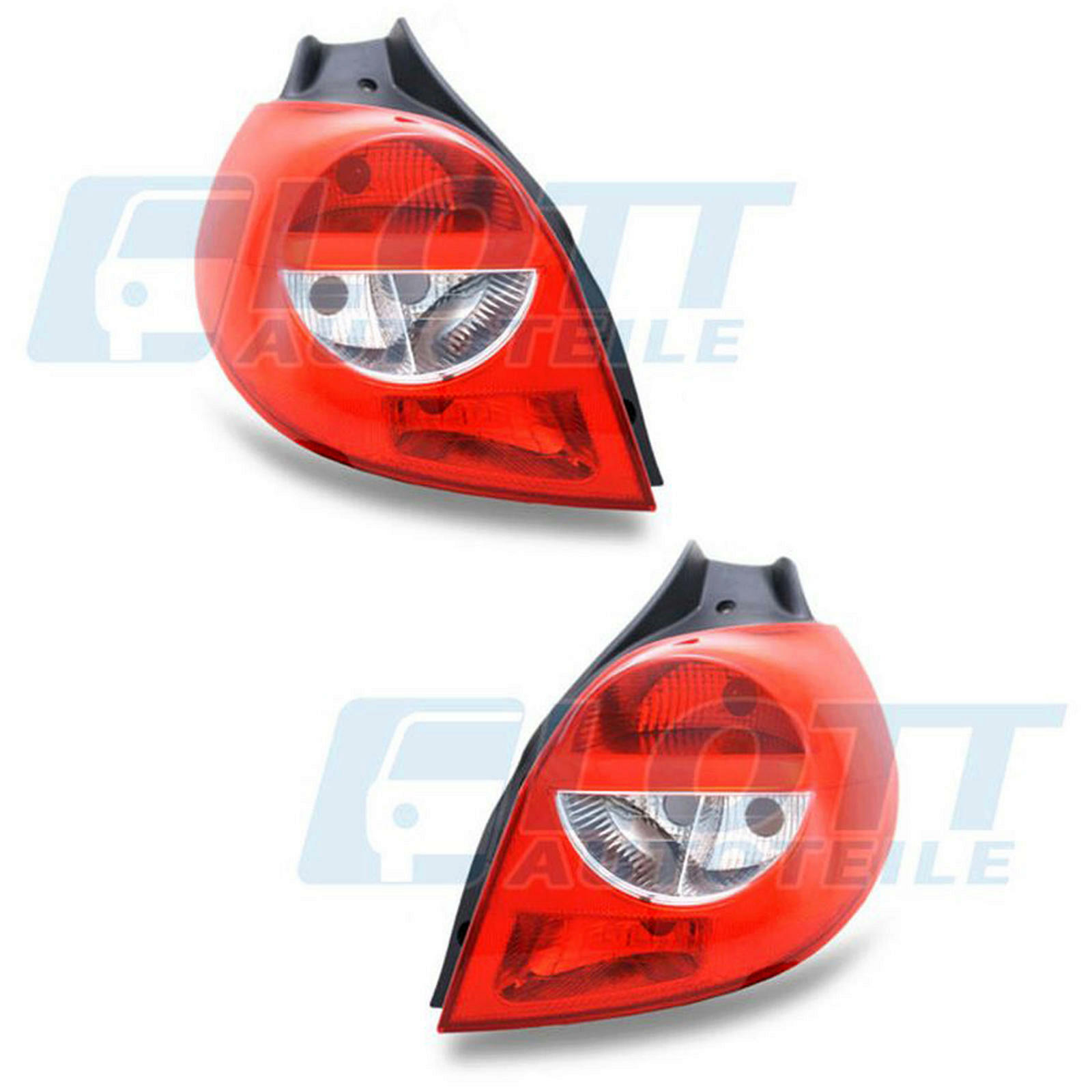 2x Heckleuchte links + rechts passend für Renault Clio 3 1.2 1.6 BJ bis 04/2009