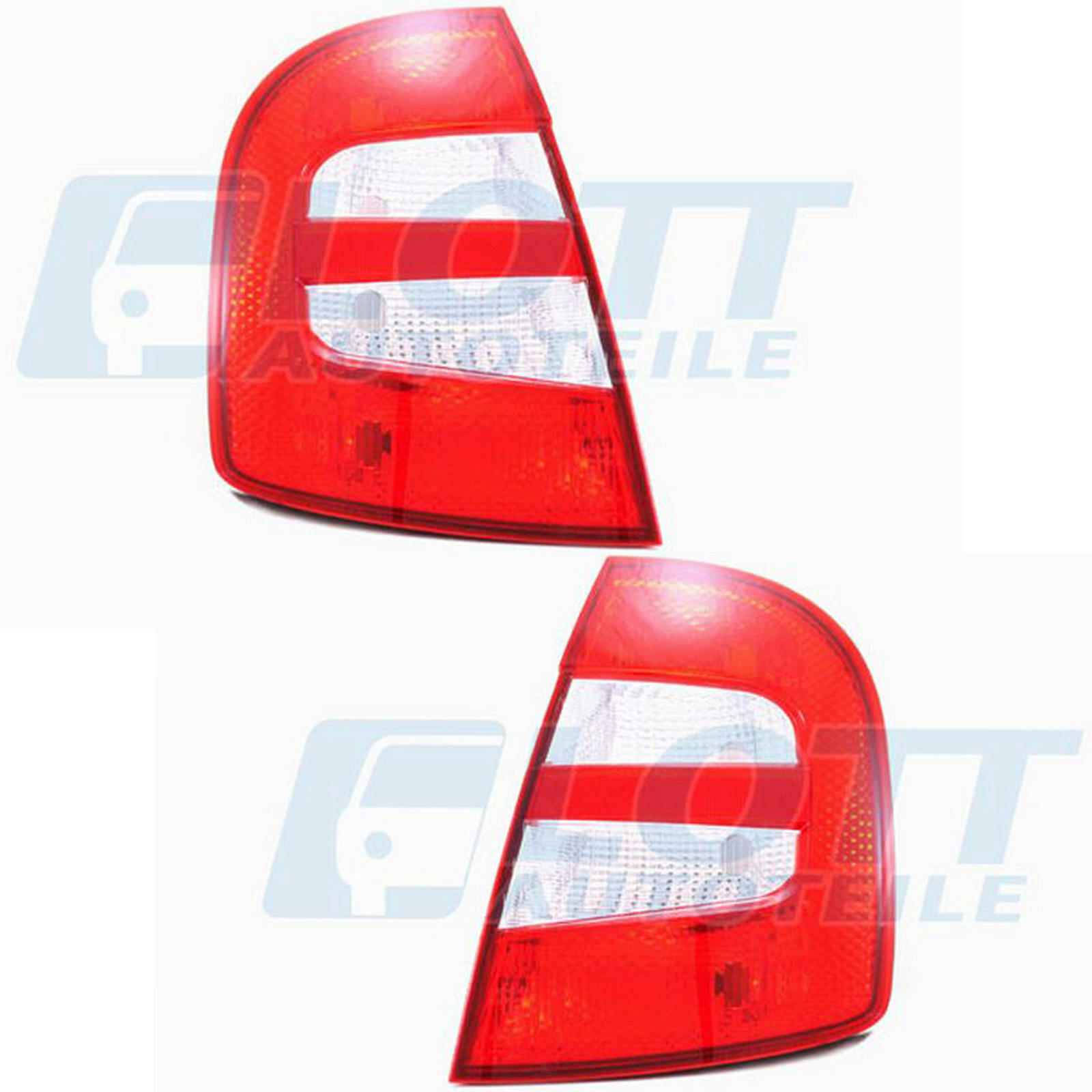 2x Heckleuchte links + rechts passend für Skoda Fabia 1 6Y2 1.4 BJ bis 08/2004