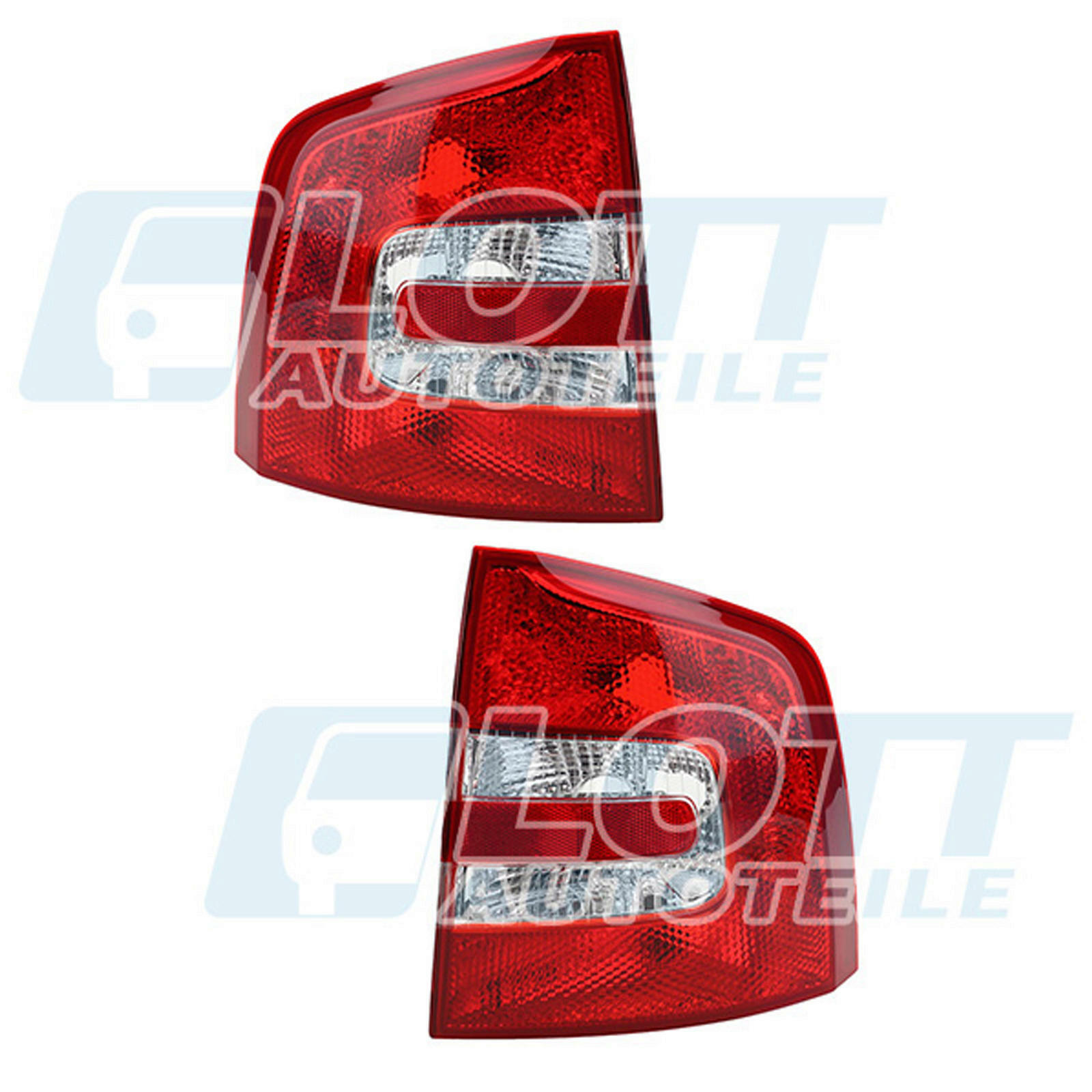 2x Heckleuchte links + rechts passend für Skoda Octavia 2 1Z5 2.0 BJ bis 12/2008