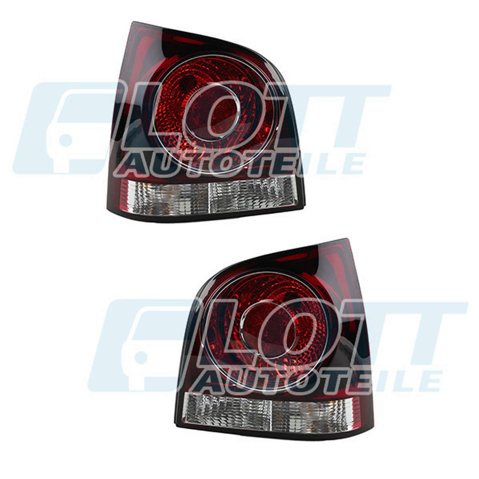 2x Heckleuchte links + rechts passend f&uuml;r VW Polo 4 1.2 12V 1.4 BJ ab 04/2005