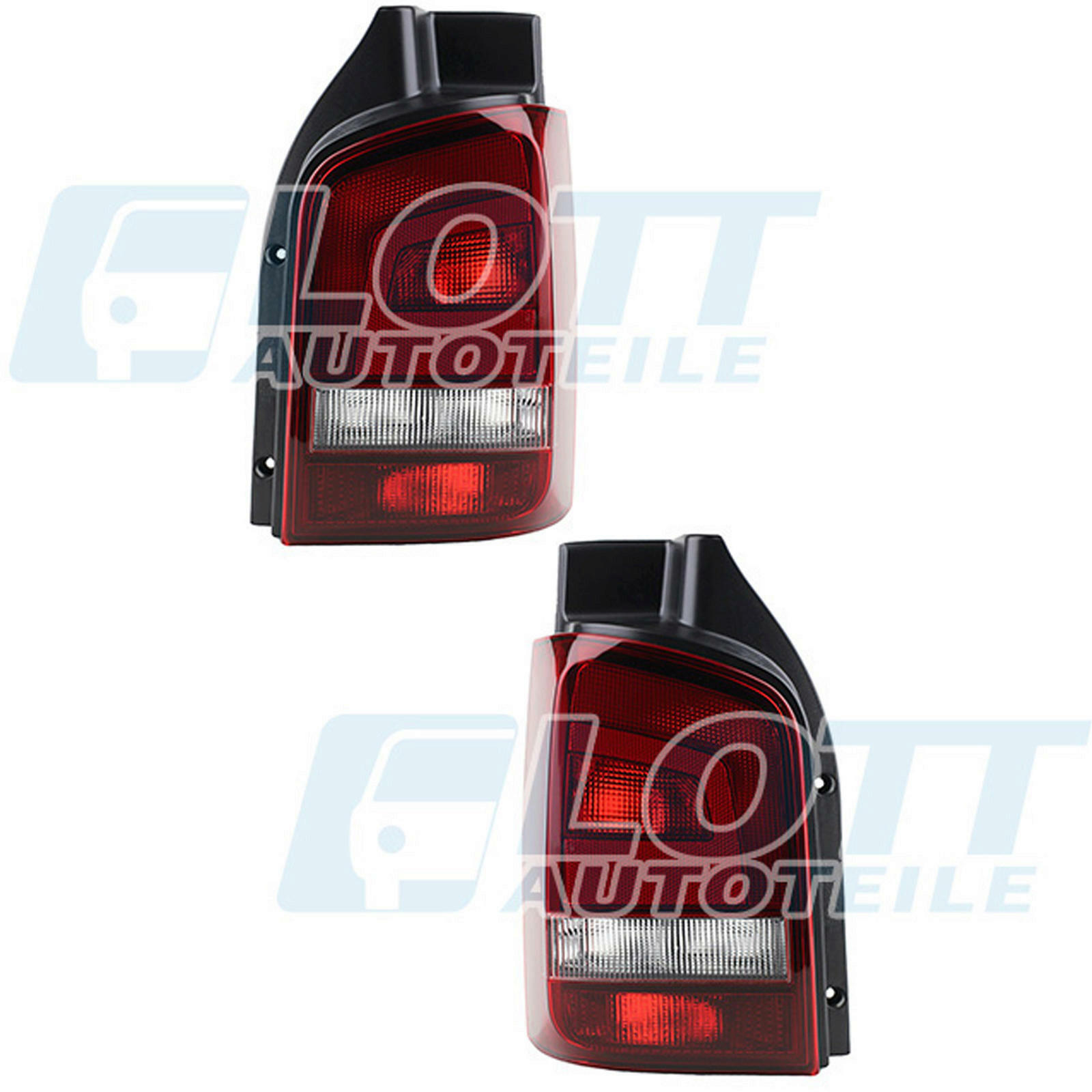 2x Heckleuchte links + rechts passend für VW T5 7HM 2.0 1.9 2.5 BJ ab 11/2009