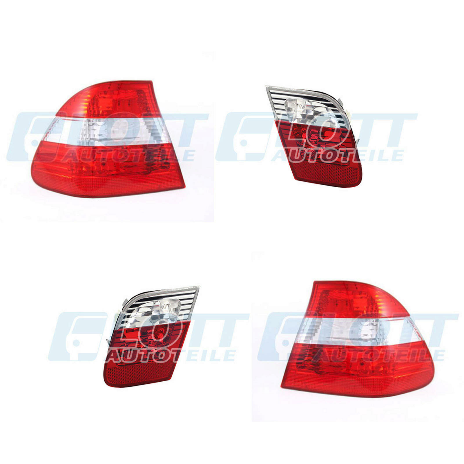 Heckleuchten Set Au&szlig;en + Innen