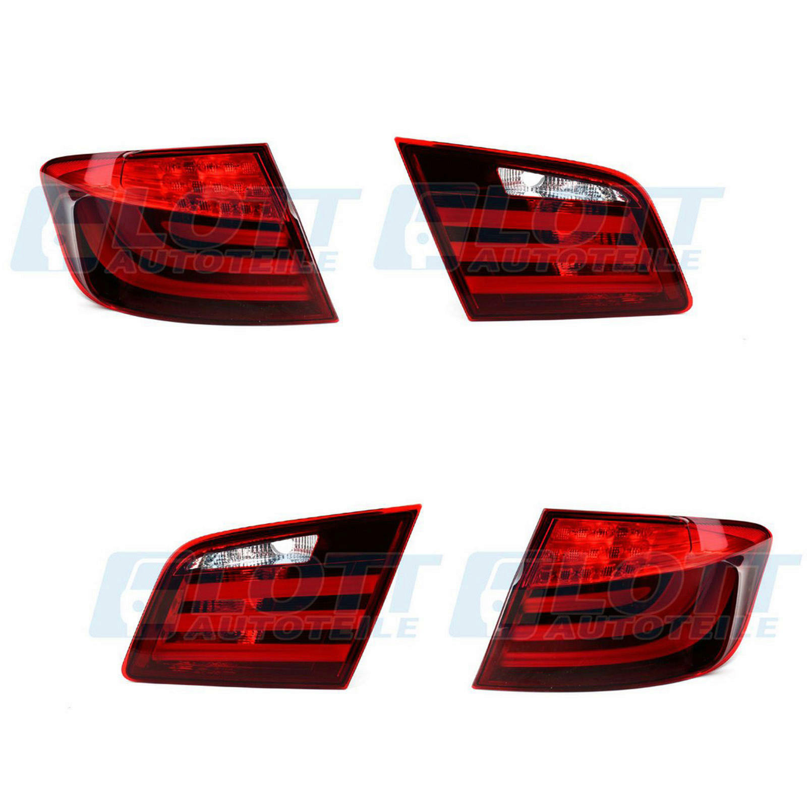 2x Heckleuchte links + rechts außen innen passend für BMW 5 F10 BJ...