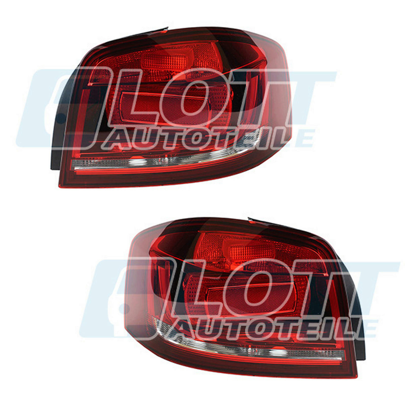 2x Heckleuchte links + rechts außen passend für Audi A3 8P1 1.4 BJ ab 06/2010