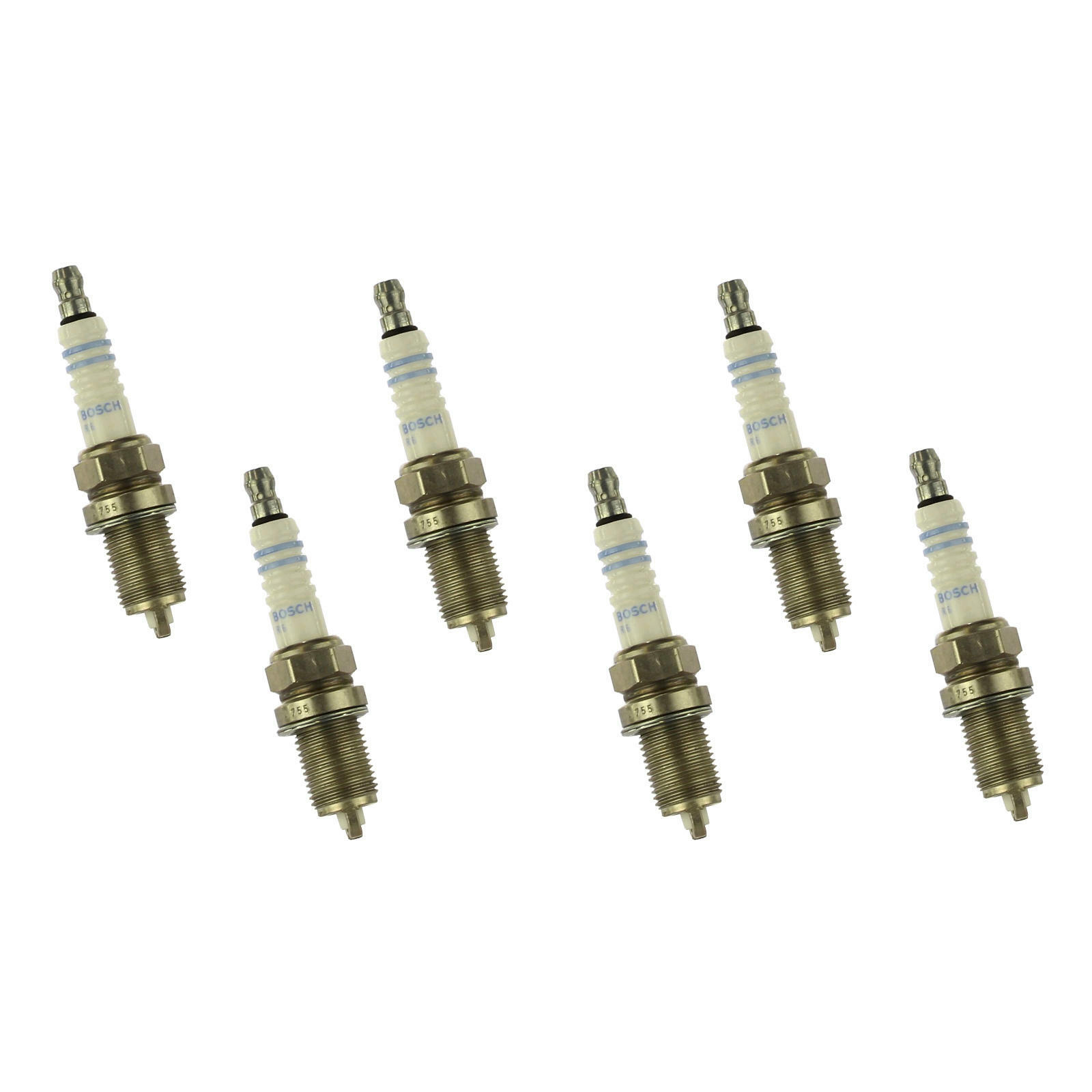 6x BOSCH Zündkerze Zuendkerze Iridium Set / 0 242 240 653 / 6-Zylinder
