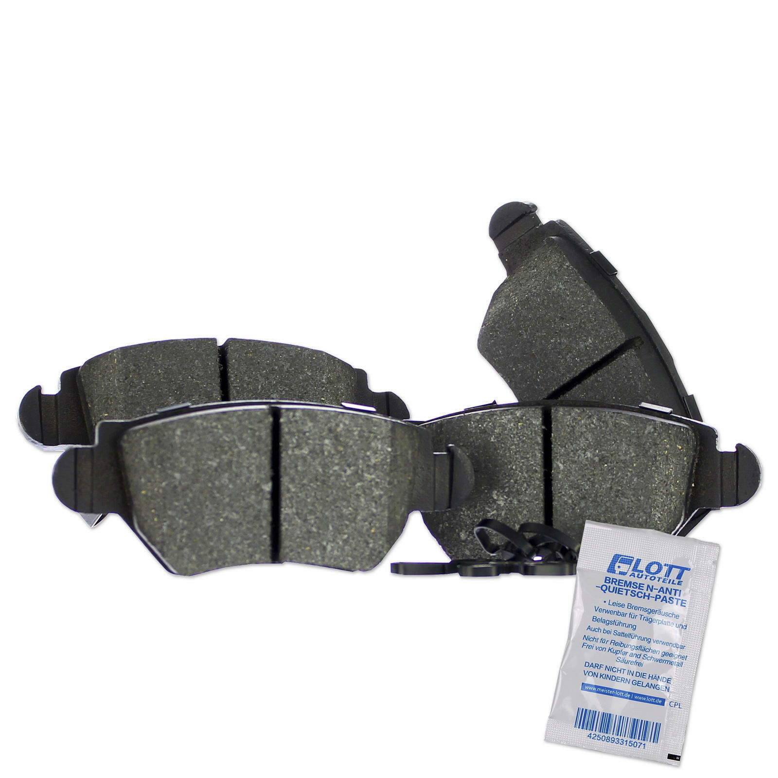 Beläge Bremsbelagsatz Klötze hinten Opel Astra G Zafira A + Montagepaste