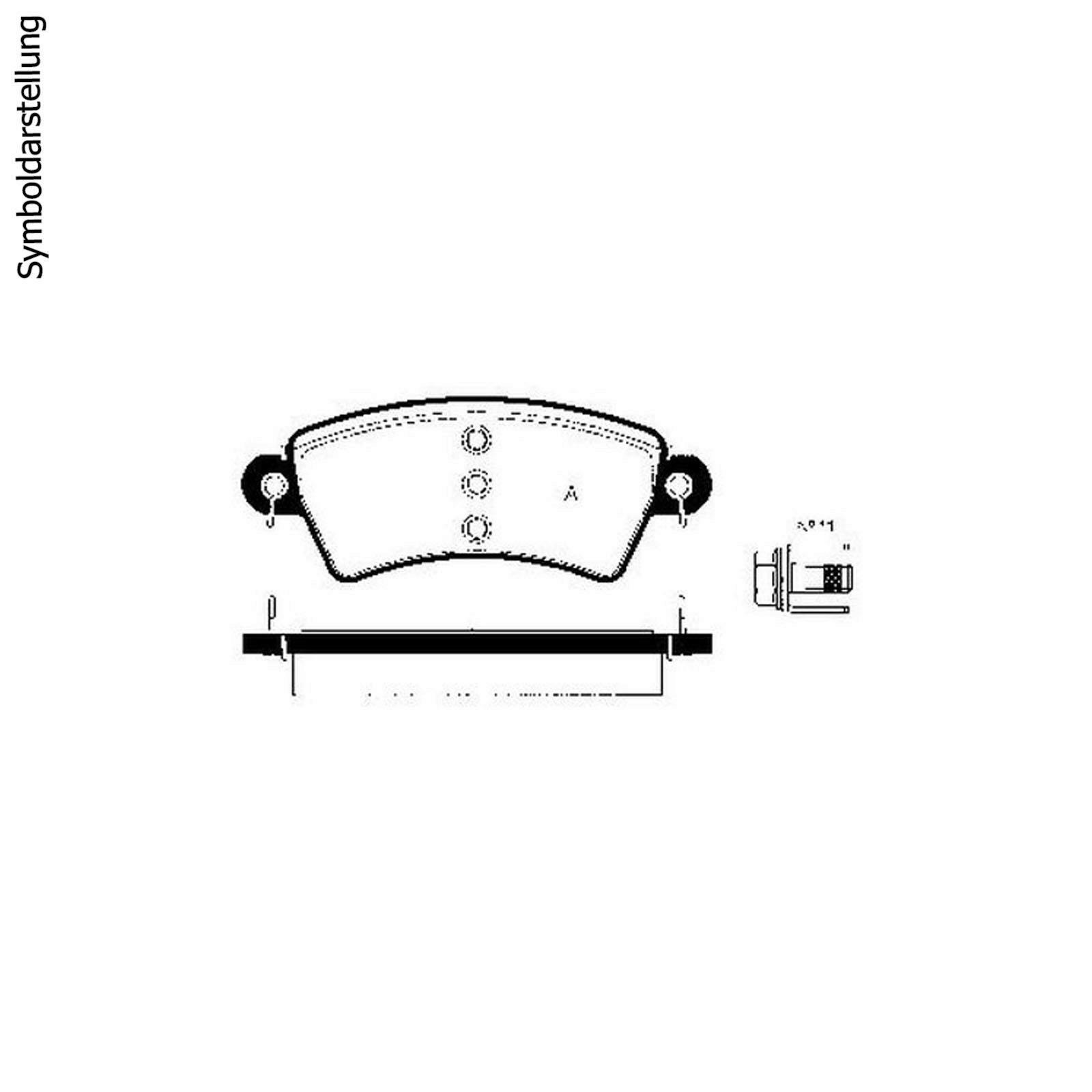 Bremsbeläge Bremsbelagsatz Klötze vorne Peugeot 206 Citroen + Montagepaste