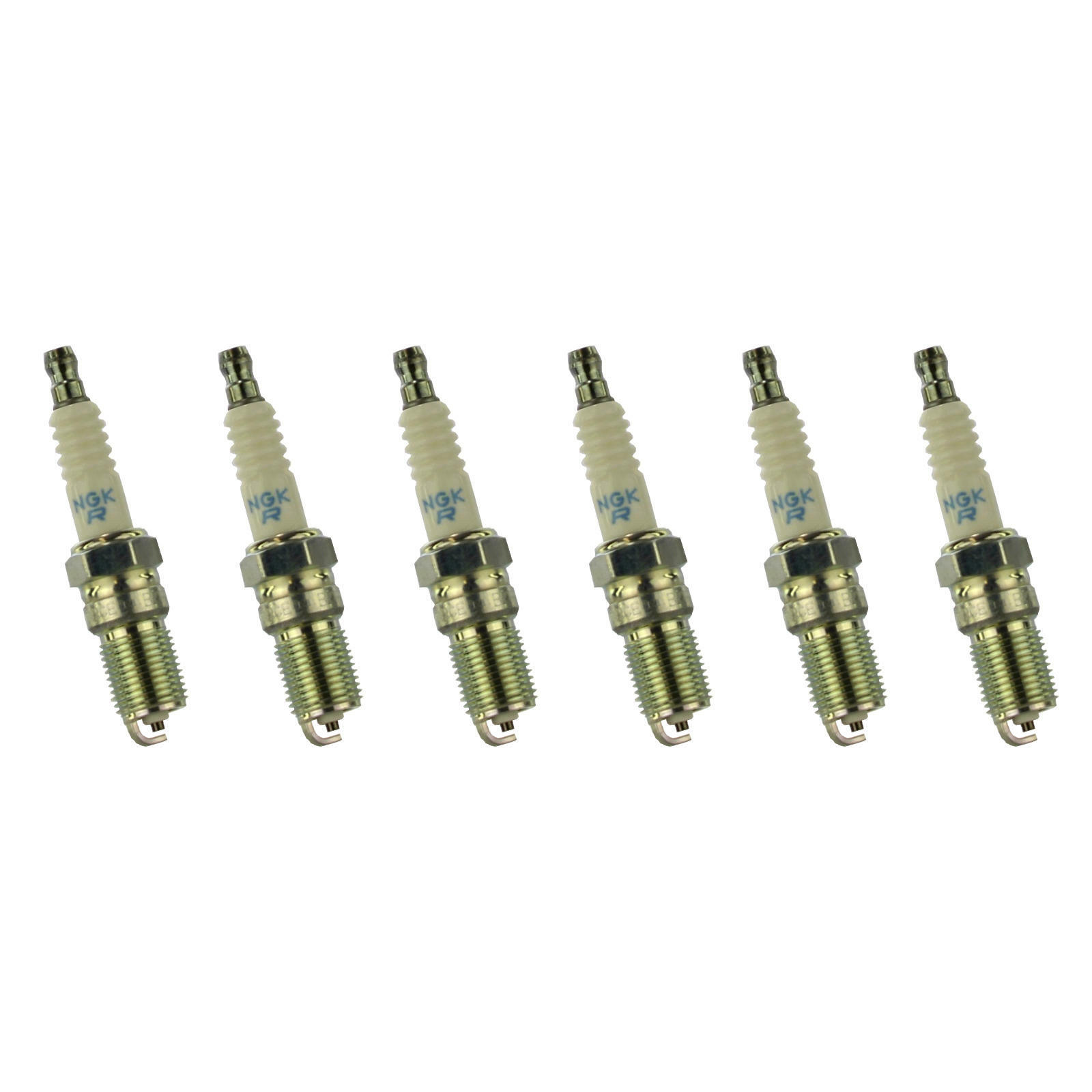 6x NGK Zündkerze Zuendkerze BKR6EQUP Set / 2x 3199 + 1x 6343 V-Line/ 6-Zylinder