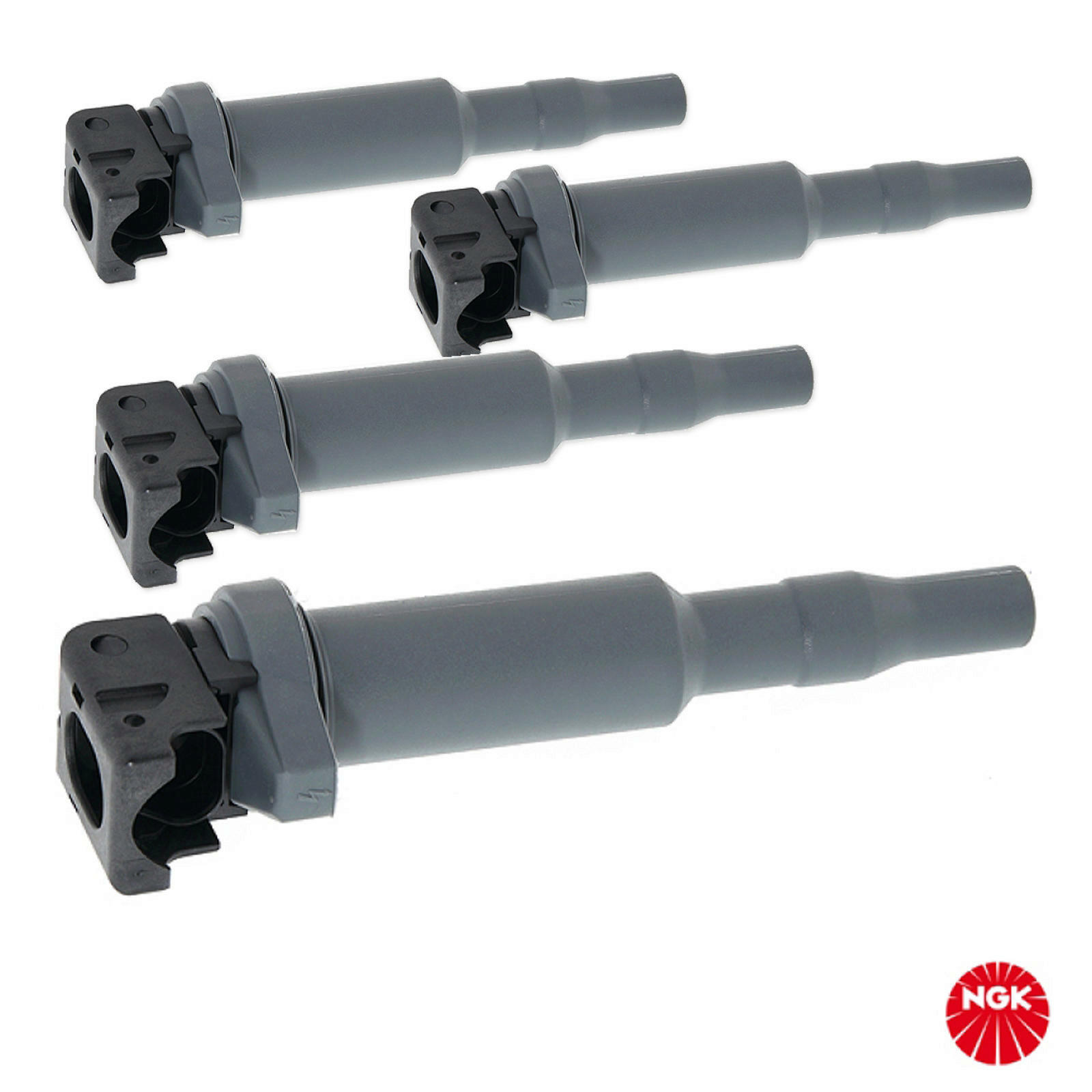 4x Original NGK Zündspule 3-polig passend passend für BMW 1 (E81) 116 i N43B16A 48147