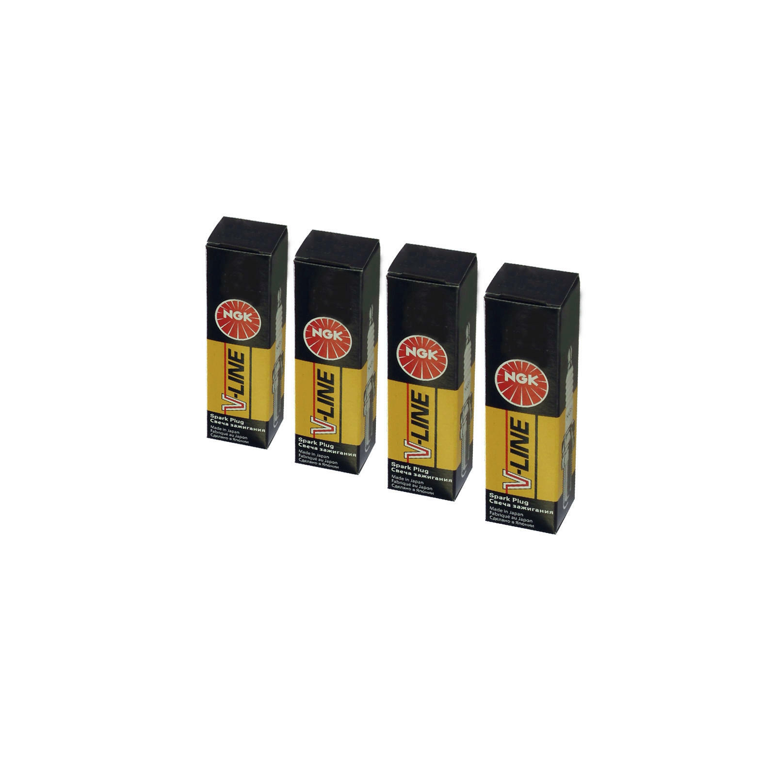 4x Original NGK Zündkerze passend passend für VW POLO V (6R1, 6C1) 1.2 TSI CBZC 97153