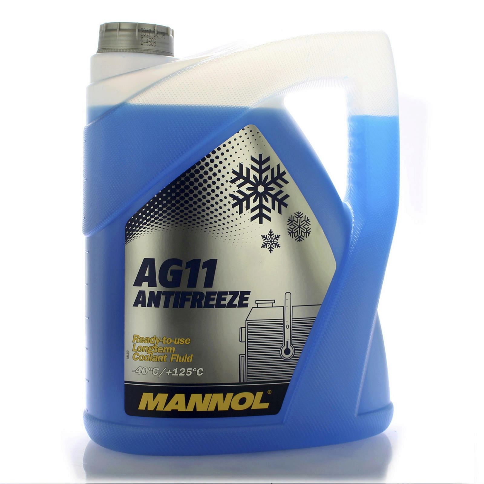 2x 5L (10L) Mannol Kühlerfrostschutz Kühlmittel AG11 blau bis -40°C ...