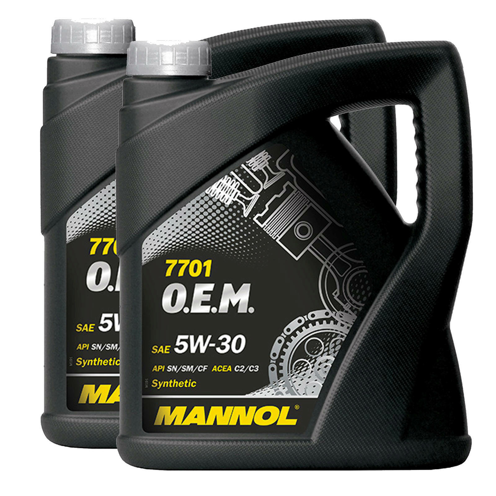 2x 4 Liter Mannol MN7701-4 O.E.M. 5W-30 OEM 5W30 passend für Opel Dexos2 & Chevrolet