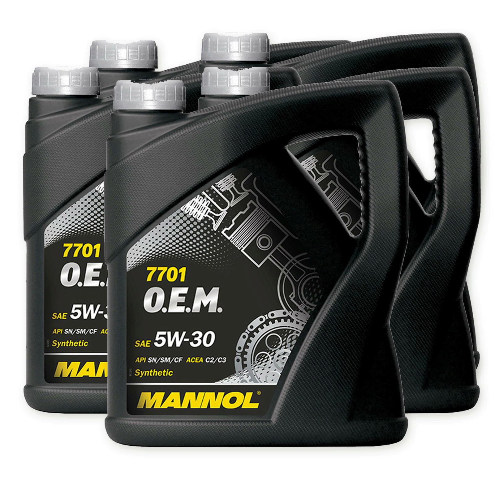 5x 4L Mannol Energy Formula OP Motor&ouml;l SAE 5W-30 API SP ACEA C3 ACEA C2 MN77014M5