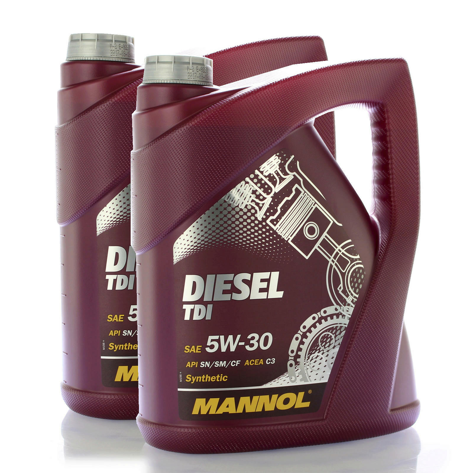 2x 5L Mannol Diesel TDI 5W-30 Motoröl passend für GM Dexos2 MB 229....