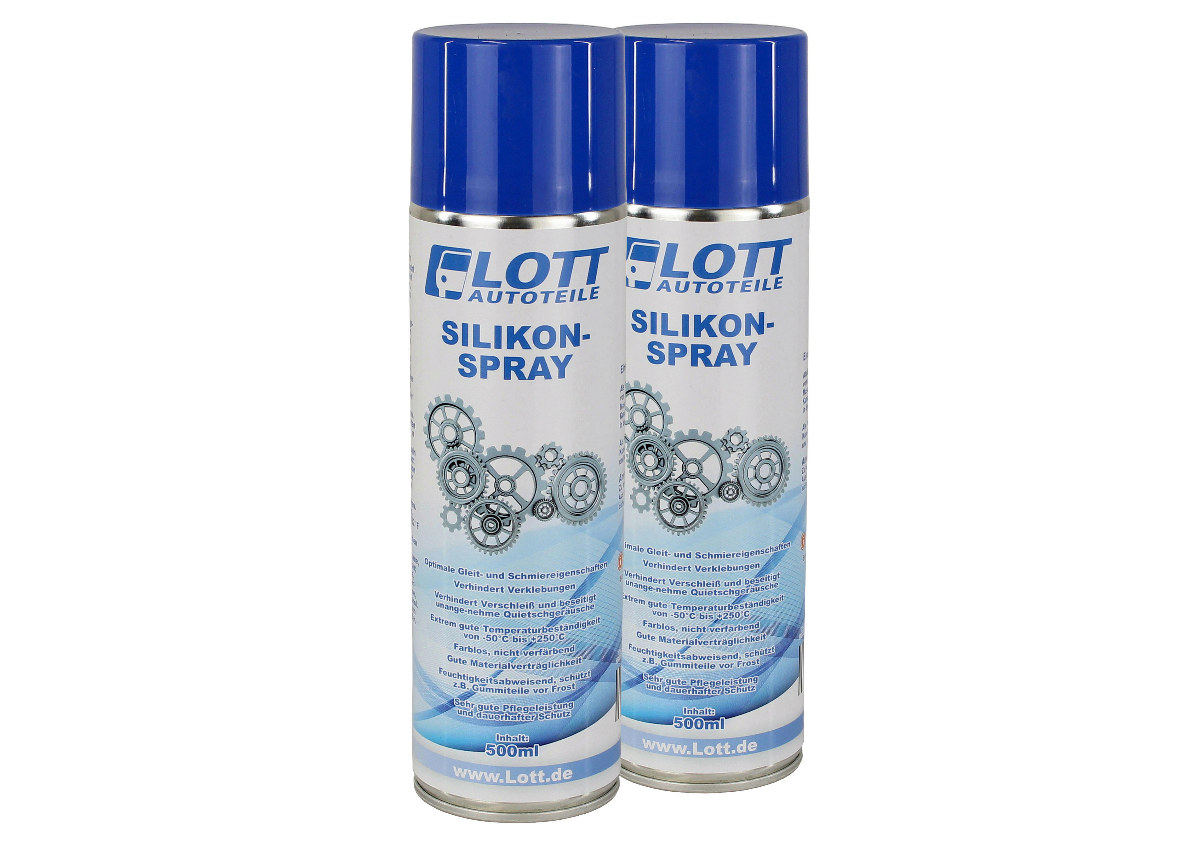 2x Lott Silikonspray 500ml