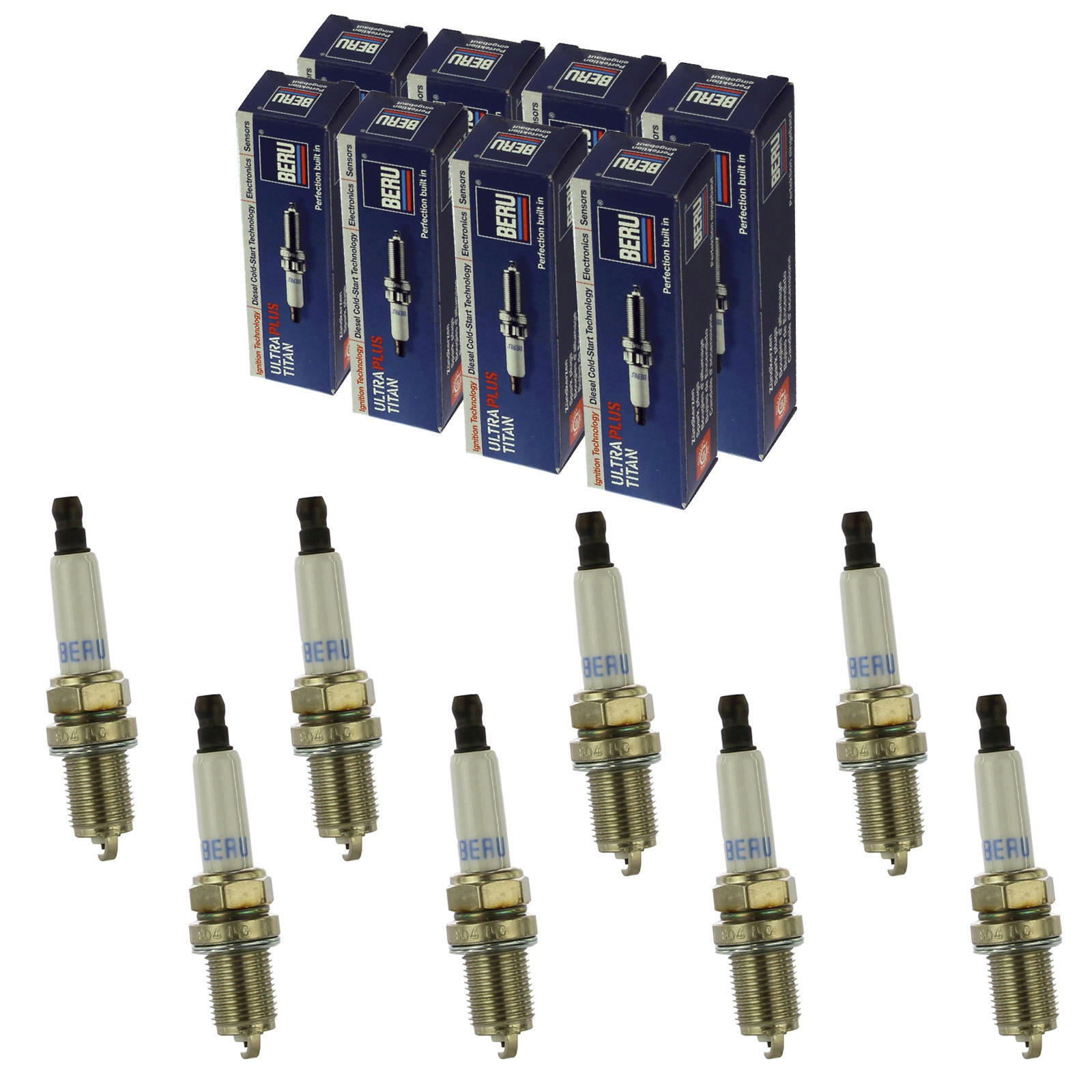 8x BERU Z&uuml;ndkerze passend f&uuml;r Audi A4 B8 Avant 1.8 CABB Audi TT 2.0 TFSI BPY