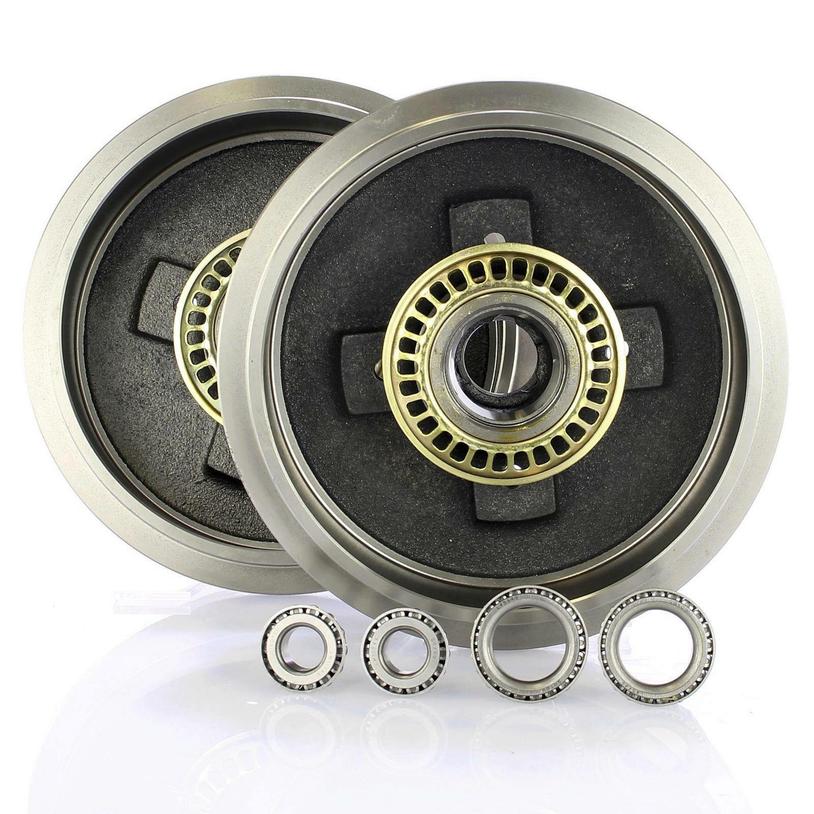 Bremstrommel Ø200mm mit Radlager Hinten passend für VW Polo 3 60 1.4 Golf 1.0
