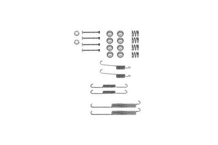 Zubeh&ouml;rsatz Bremsbacken Federn Hinten passend f&uuml;r Renault Clio 2 1.2 Dacia Logan