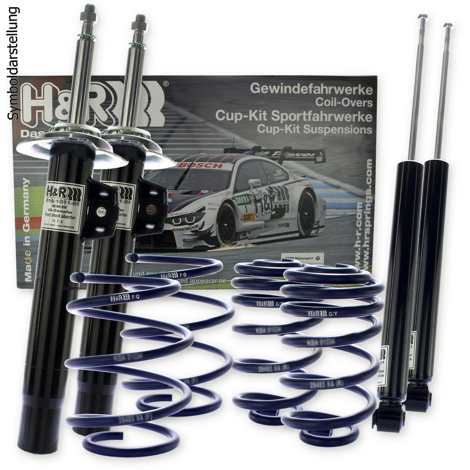 H&R Cup-Kit Sportfahrwerk Fahrwerk 55/40 mm bis 980kg Achslast // mit Gutachten