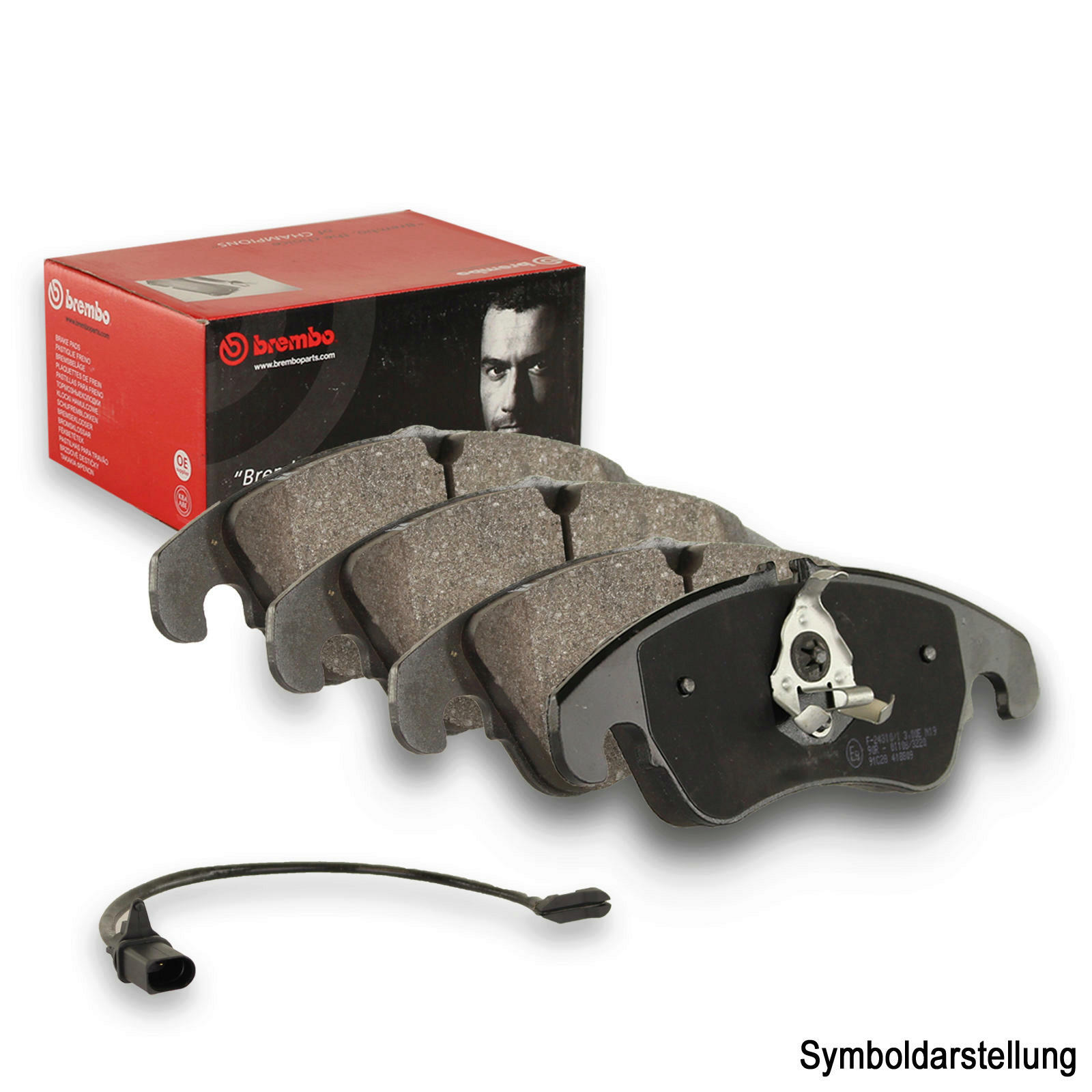 BREMBO Brake Pad Set, disc brake DIRECTIONAL BRAKE PADS