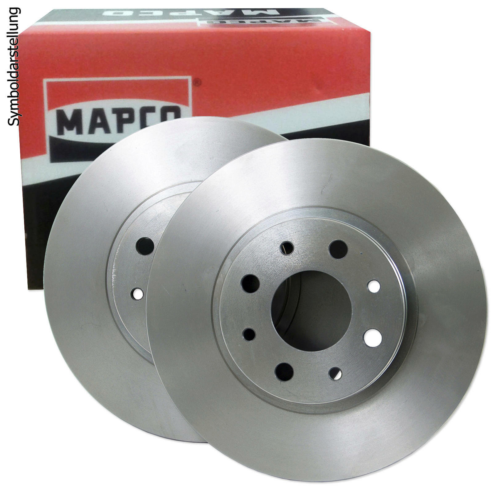 2x MAPCO Brake Disc