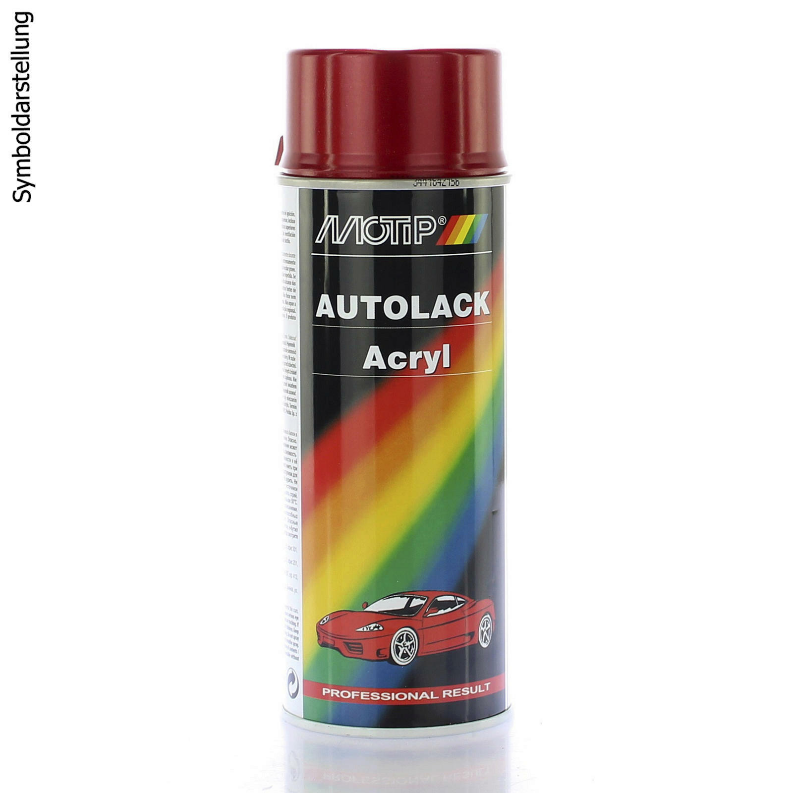MOTIP Kompaktfarbe Metallic rot 400ml