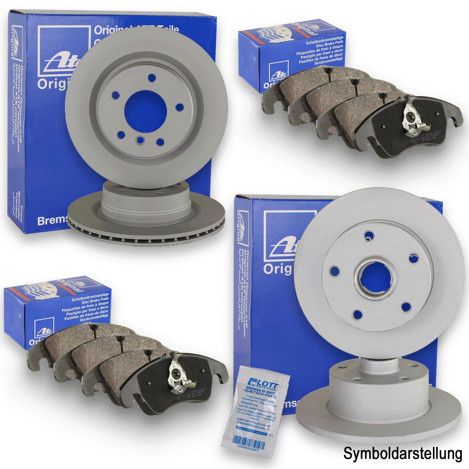 ATE Bremsbeläge Bremsbelagsatz hinten für Mercedes GLK X204 //// 13.0460-7257.2