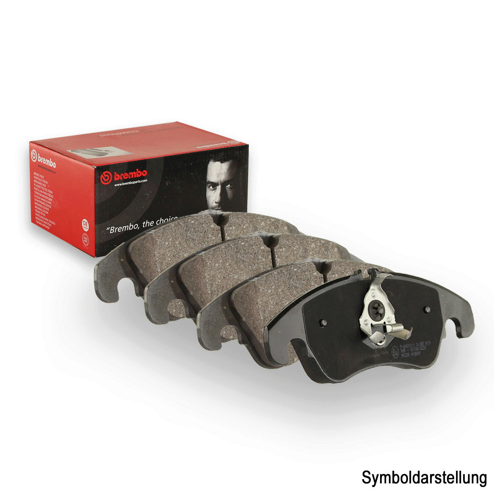 BREMBO Brake Pad Set, disc brake BREMBO XTRA LINE